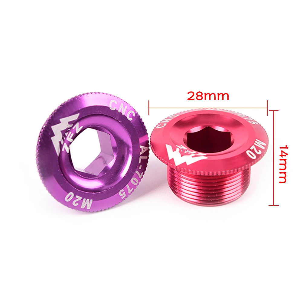 Новинка Лидер продаж винт Кепки M20 MTB шатун для велосипеда крышка Алюминий BMX