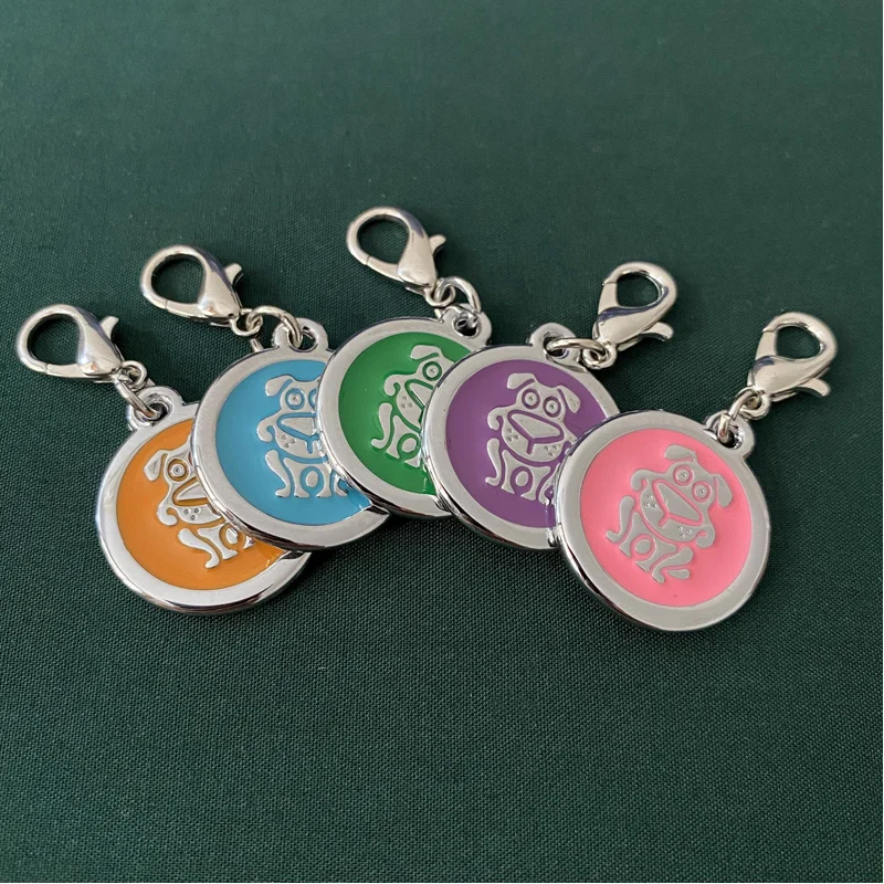 25 мм забавные идентификационные бирки для собак и кошек персонализированные из