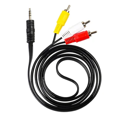 VCR TV стерео 1 5 м onbian RCA кабель штекер к 3 мм разъем адаптер аудио Aux видео AV Шнур для