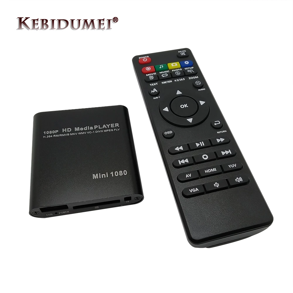 Full HD 1080P USB HDD Мультимедиа внешний плеер с HDMI совместимым SD медиа тв боксом