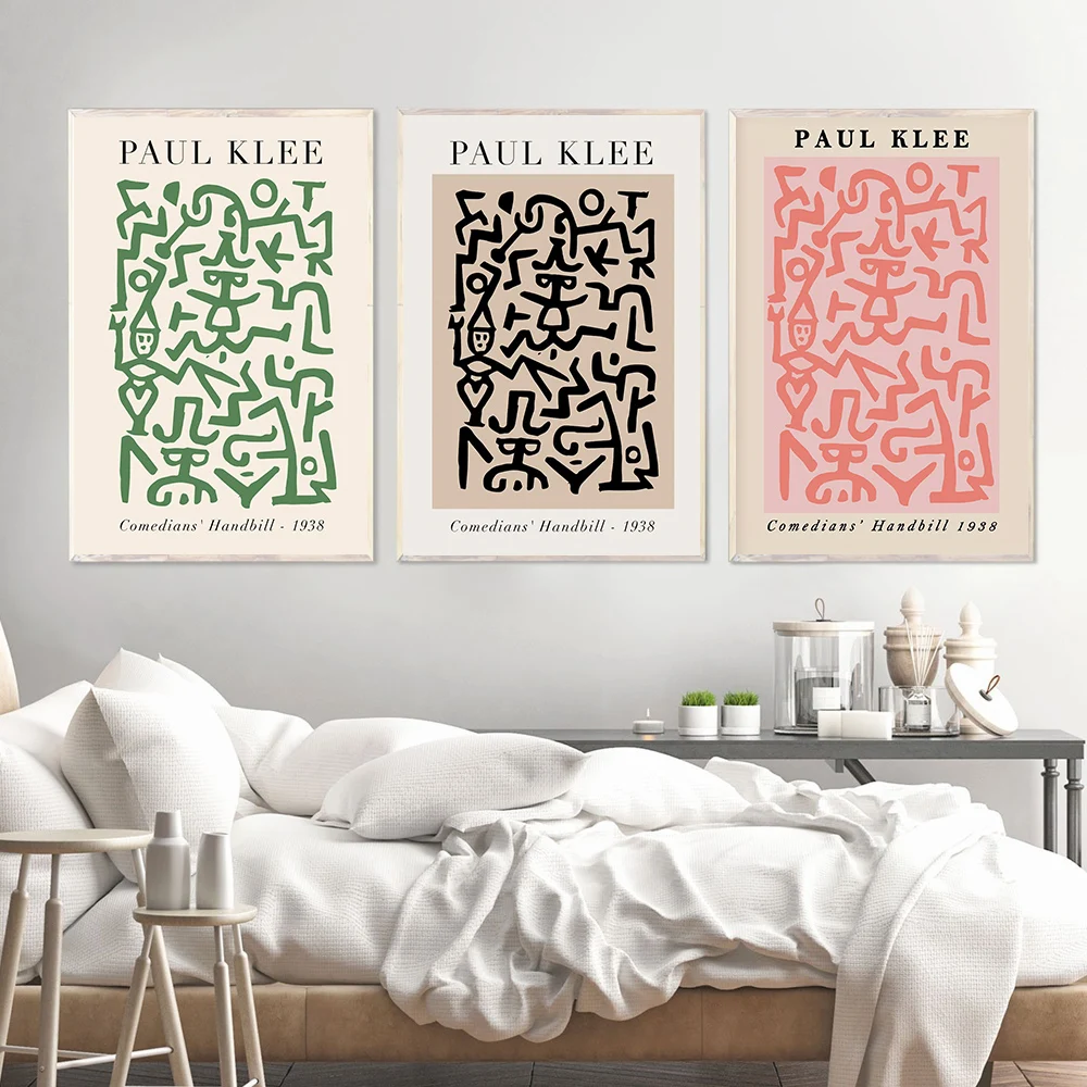 Картина на холсте Paul Klee настенные постеры в современном минималистичном стиле