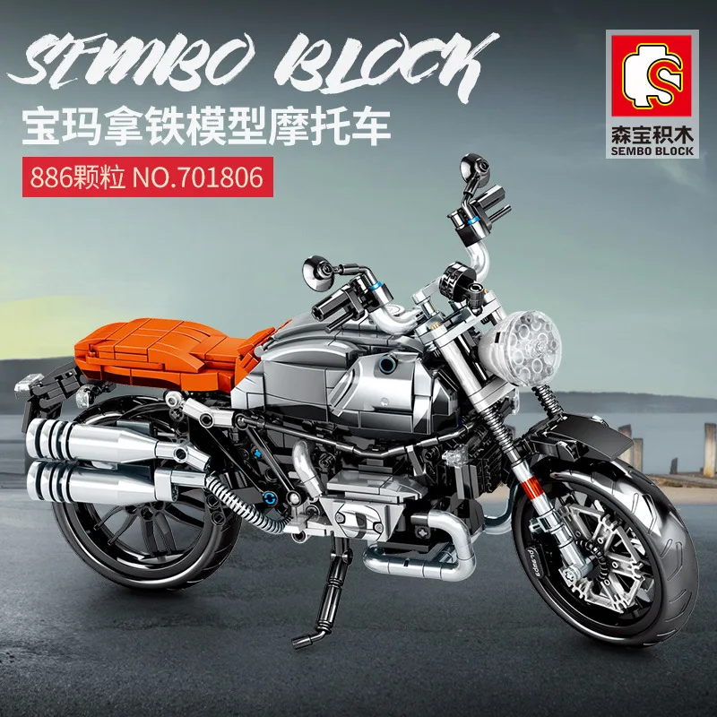 Senbao 701703 science and technology motorcycle series children and boys assembled puzzle small particle building blocks toys
Senbao 701703 science and technology motorcycle series children and boys assembled puzzle small particle building blocks toys