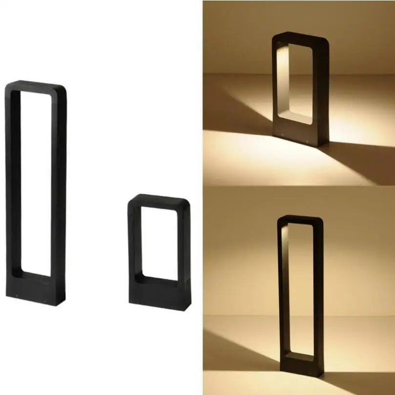 15 Вт Водонепроницаемый светодиодный садовый Газон лампа современный