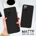 Матовый чехол для Samsung Galaxy S20 FE S21 Plus, ультратонкие мягкие чехлы для Samsung A02S A12 32 A42 S21 5G s21, задняя крышка
