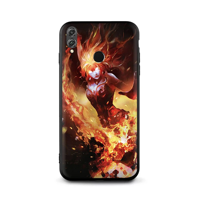 B5 EWAU dota 2 logo Silicone phone case for Huawei Honor 6A 7A Pro 7C 7X 8X 8 9 Note 10 Lite view 20 9X Pro - Цвет: B5