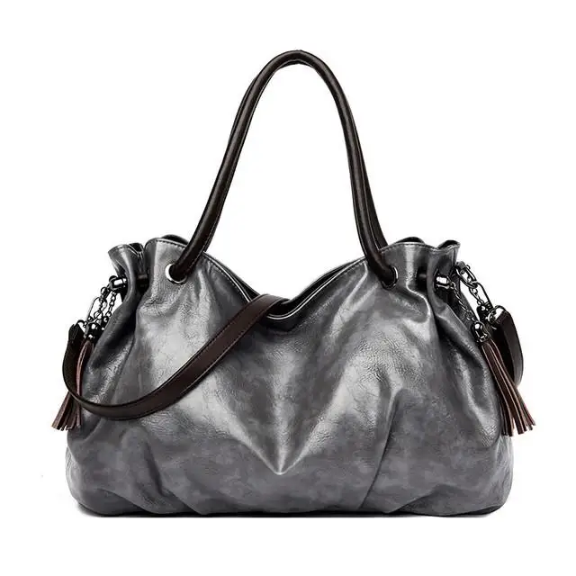 

Retro Women Handbags Soft Leather Shoulder Crossbody Bags for Women Female Large Tote Bag Ladies Hand Bags