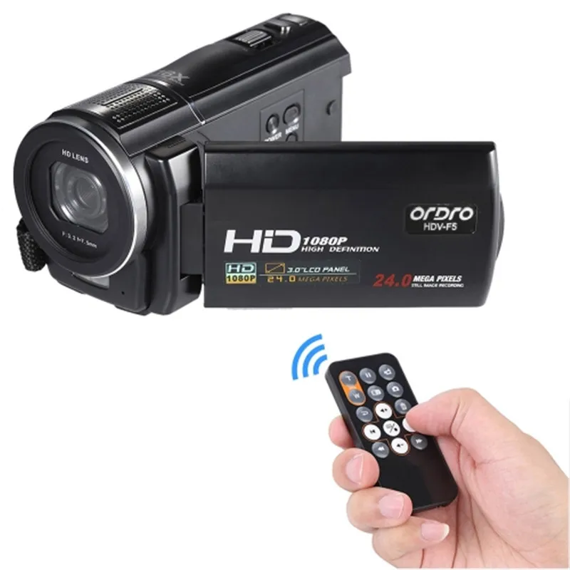 HDV F5 1080P Full HD 3 0 &quotвращающийся сенсорный экран lcd Цифровая видеокамера регистратор
