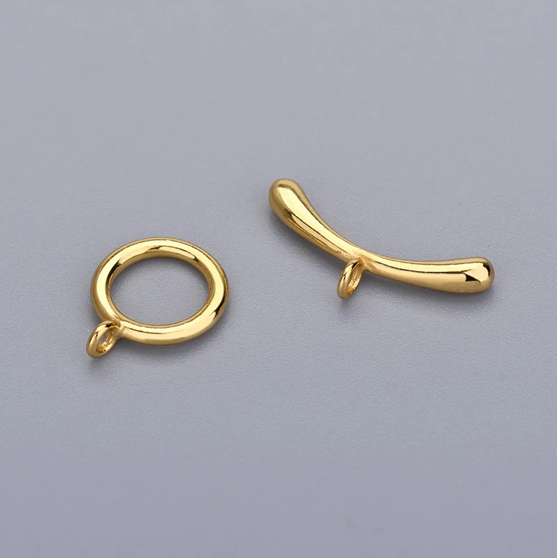 New S925 Sterling Silver OT Clasp DIY Bracelet Clasp Head Pearl Necklace Clasp Connection Accessories Handmade Ending Material