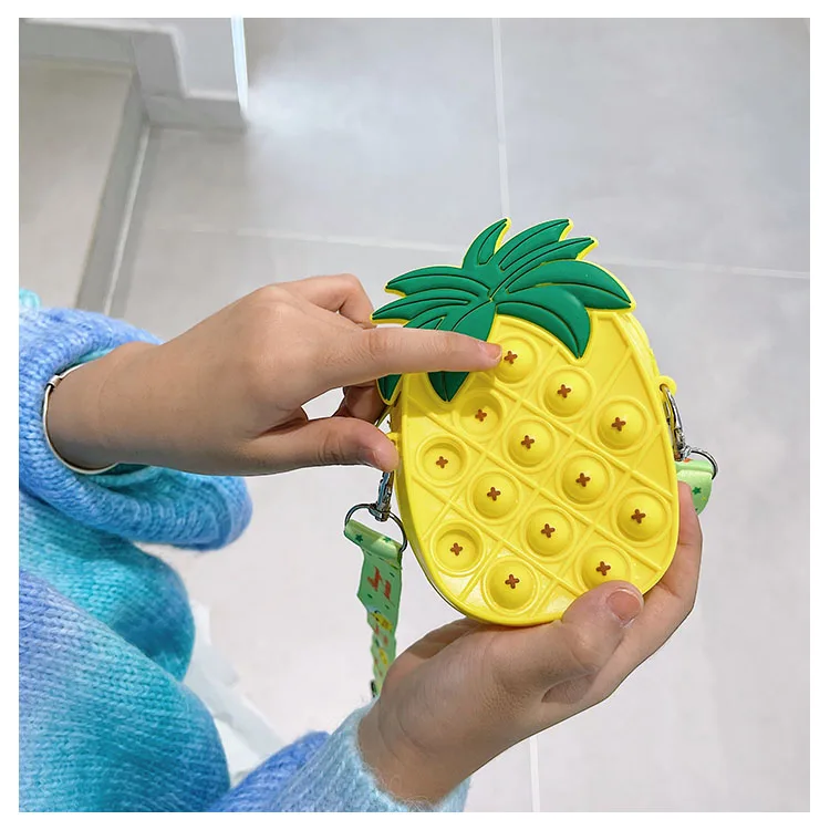 Bolso de silicona para chicas, juguetes para aliviar el estr&eacute;s, mochila para chicas-4