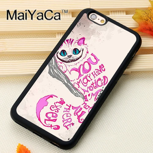 Чехол для телефона MaiYaCa Alice in Wonderland Cheshire Cats для iphone 11 Pro MAX X XR XS MAX 6 6S 7 8 Plus 5 5S TPU - Цвет: 1897