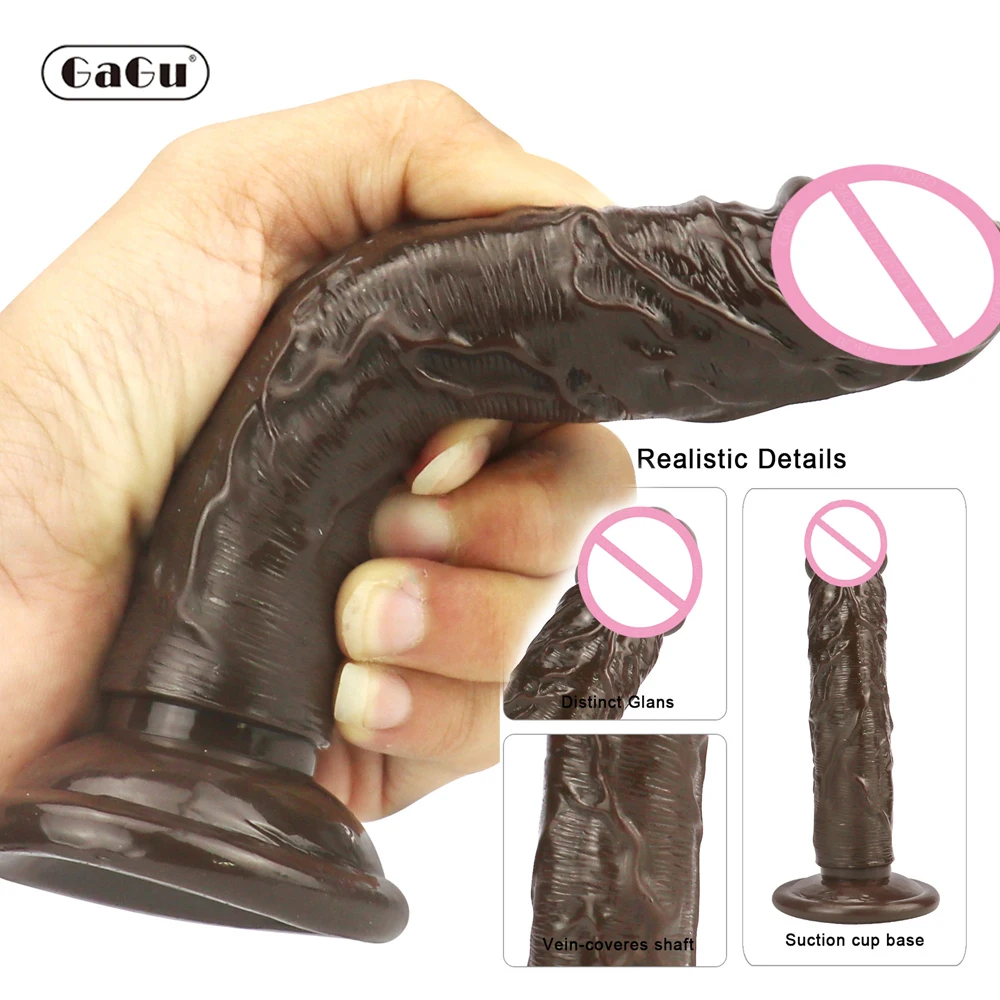 GaGu 6 29 дюймов длинный реалистичный фаллоимитатор Хрустальный пенис на присоске