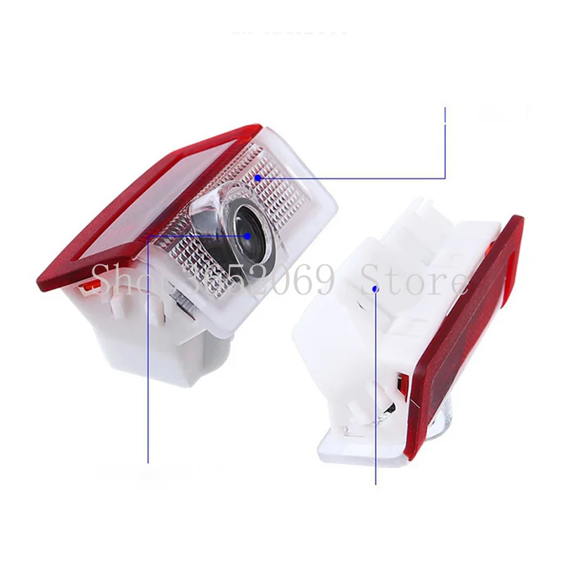 

2pcs Car Door Courtesy Lamp LED Light Welcome Projector for Mercedes Benz A B C E ML GLA GLC GLS C63 E63 AMG W176 W246 W205 W212