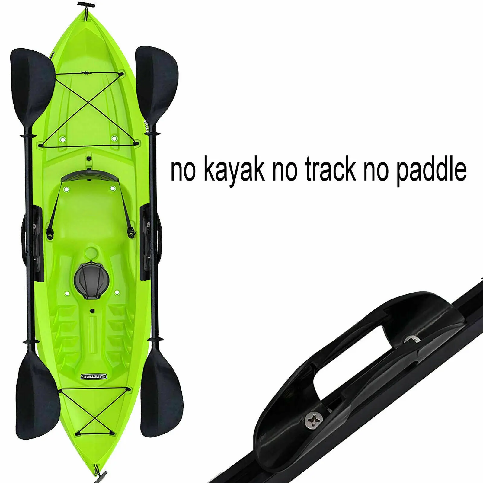 Байдарка зажим для лопасти Держатель рыболовная сеть w Track Mount - Quick Release |