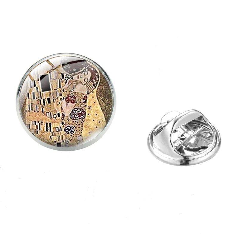 Азиатских классический художник Густав Климт поцелуй брошь на застежке