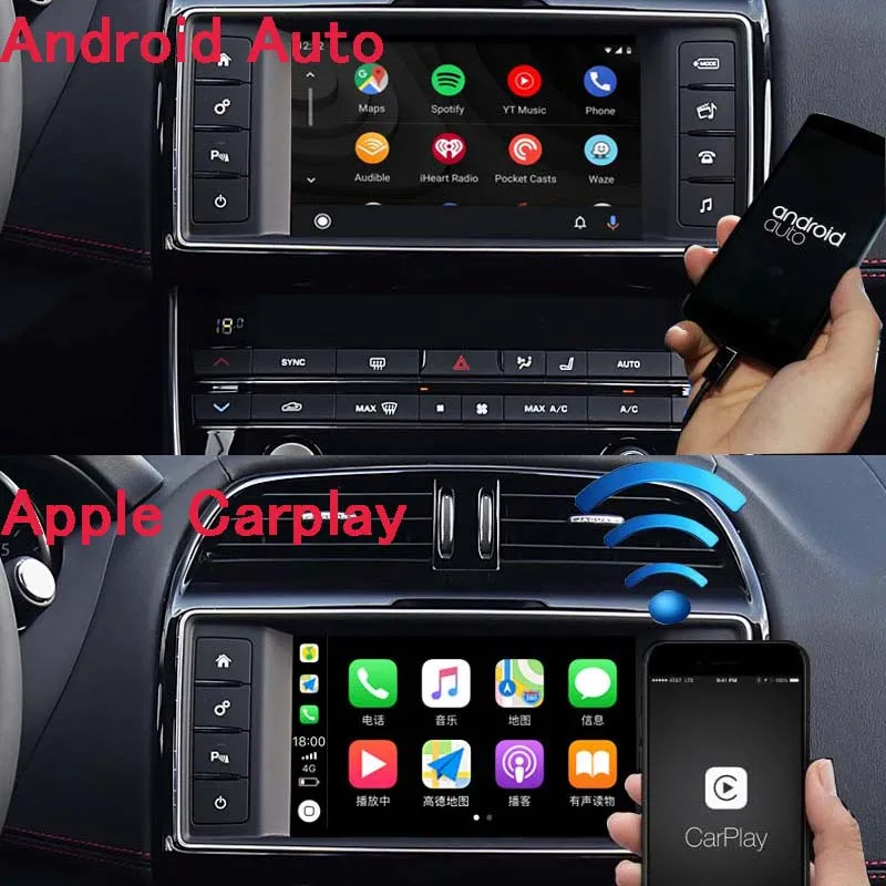 Sinairyu беспроводное автомобильное зеркало Apple Carplay для Land Rover/Jaguar Discovery Sport F-Pace 5 Android