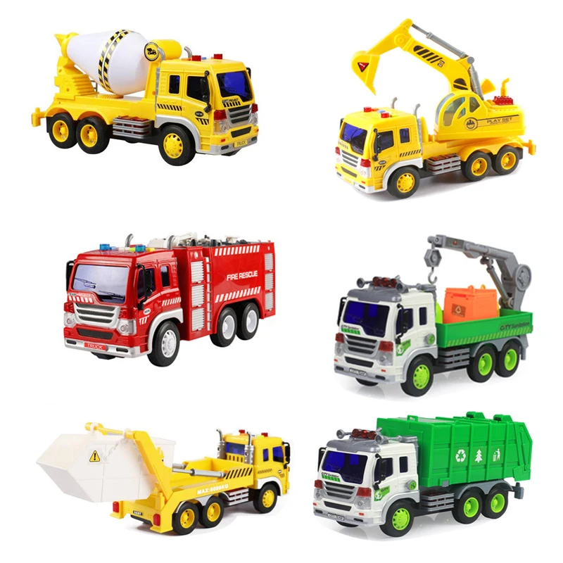 

Облачная лестница для распыления воды спасательный пожарный эвакуатор санитарный автомобиль игрушка инерционная Инженерная техника