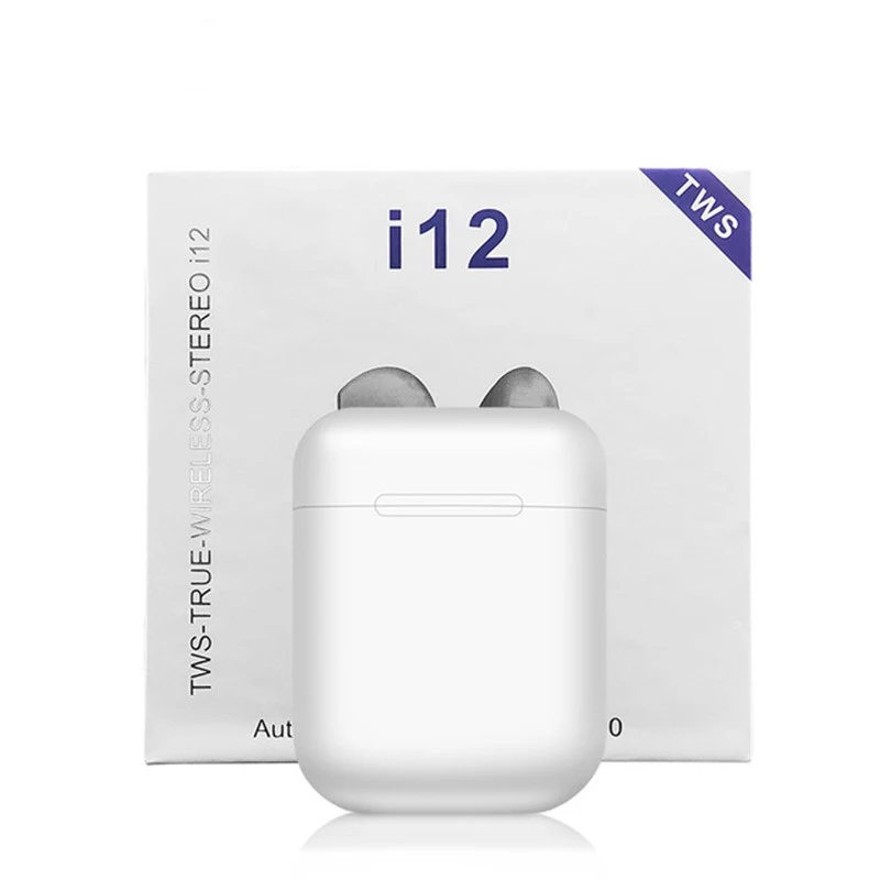 TWS беспроводные наушники i12 Touch Control Bluetooth 5 0 3D Super Bass Pods для iPhone Xiaomi Smart Phone|Наушники и