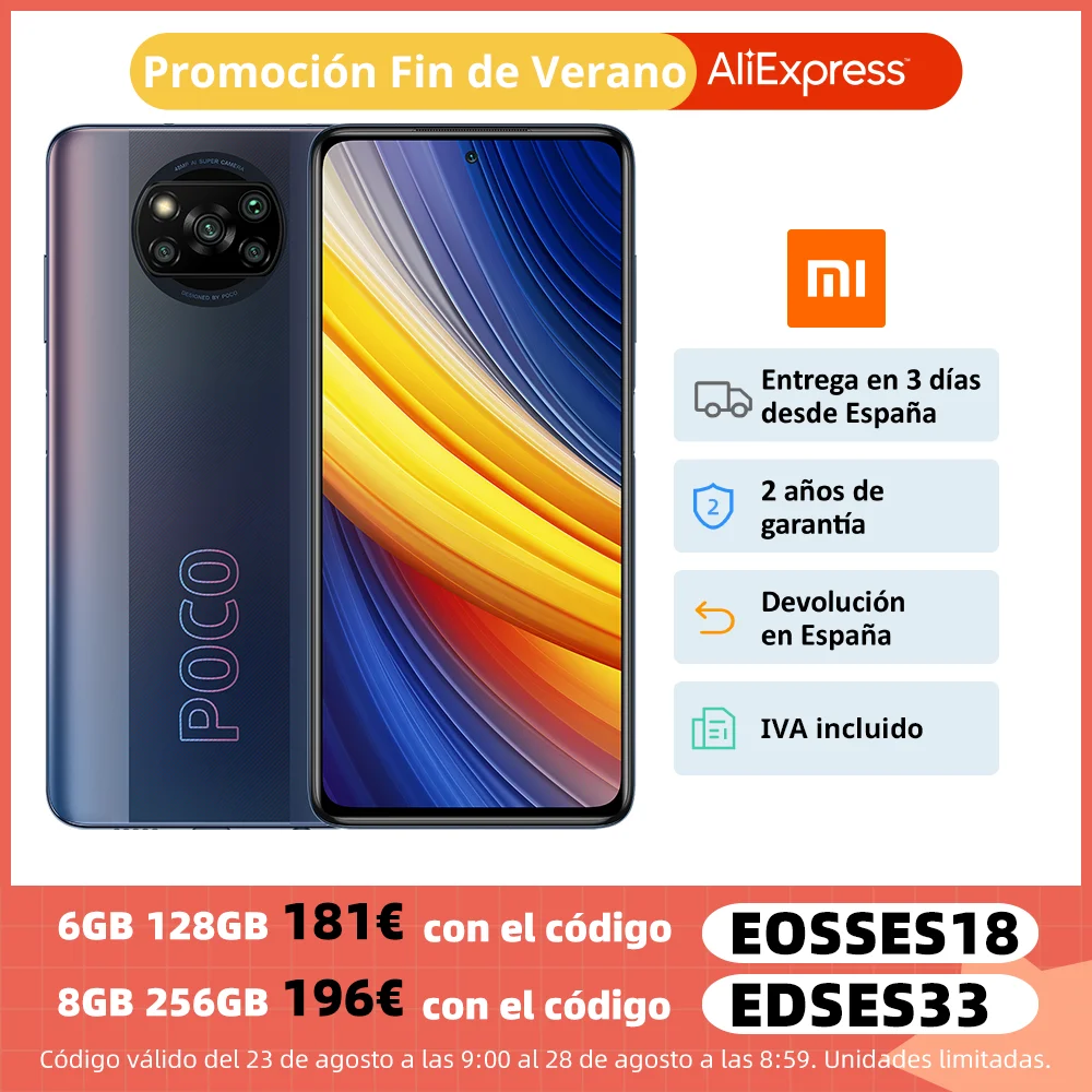 Смартфон POCO X3 Pro глобальная версия Snapdragon 860 120 Гц DotDisplay 3 1 UFS 6 ГБ 128 8 256 5160 мАч 33 Вт NFC
