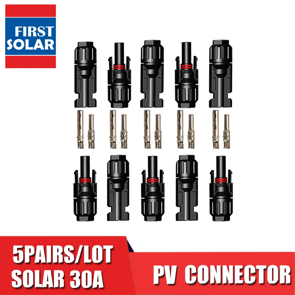 5 пар коннектор для солнечной панели 30 А 1000 в|Солнечные элементы| |