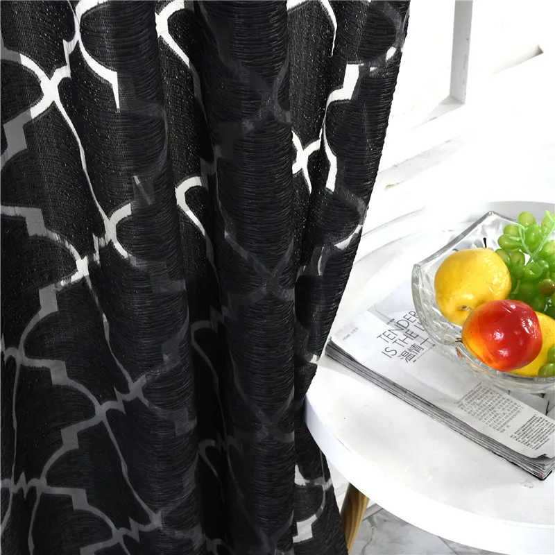 Фонарь с цветочным принтом занавеска для спальни гостиной полузатемненные