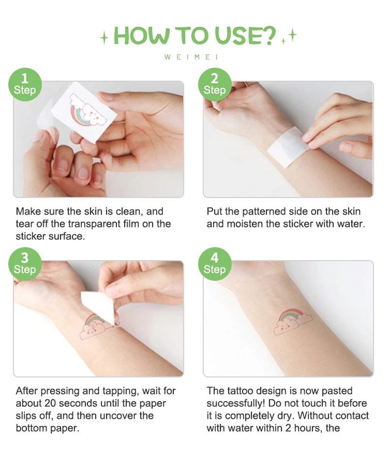 5 шт. водостойкие наклейки на лицо рот и зубы | Дом сад