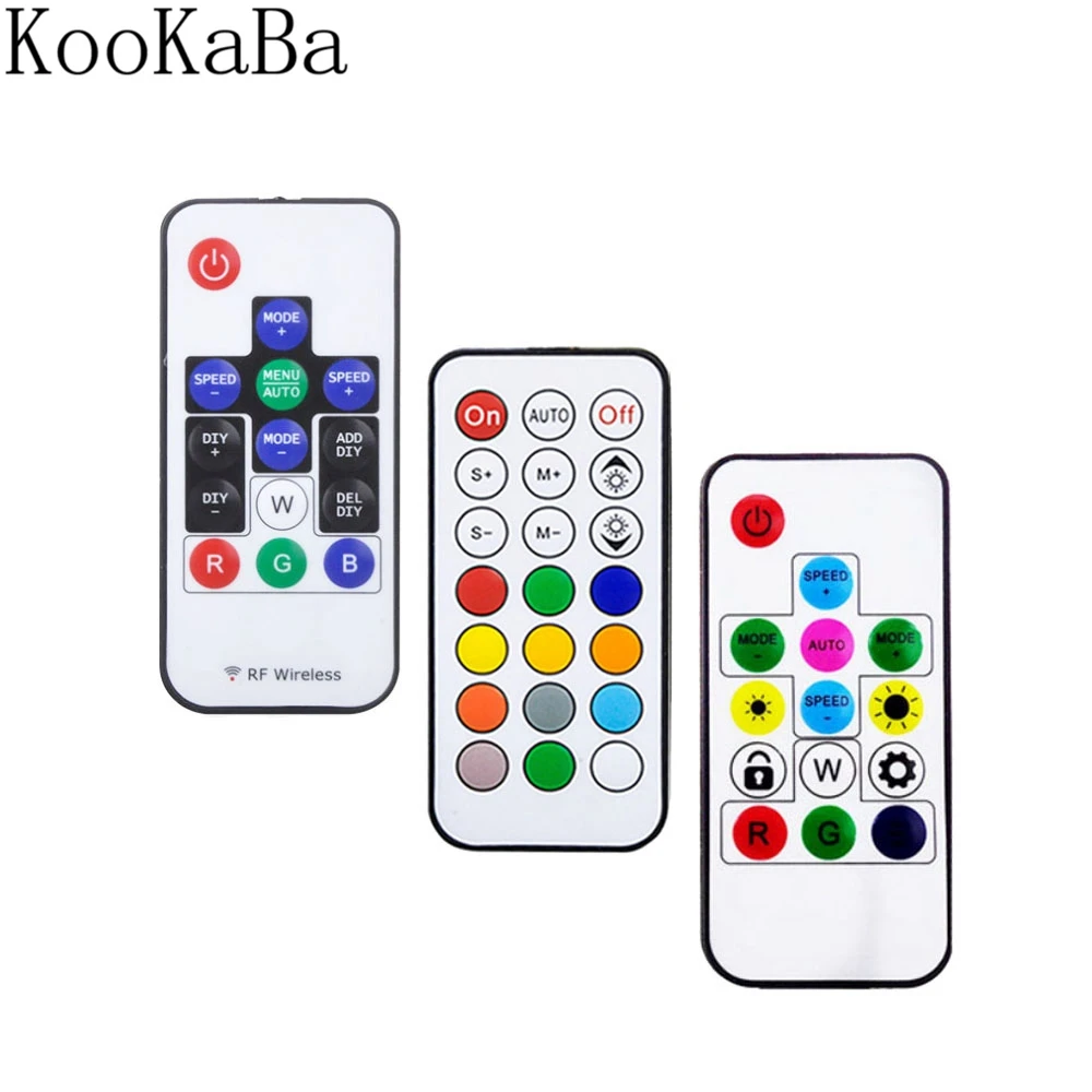 WS2811 WS2812B светодиодный пиксель полосы светильник контроллер USB/DC 3 ключа RF 14/17/21