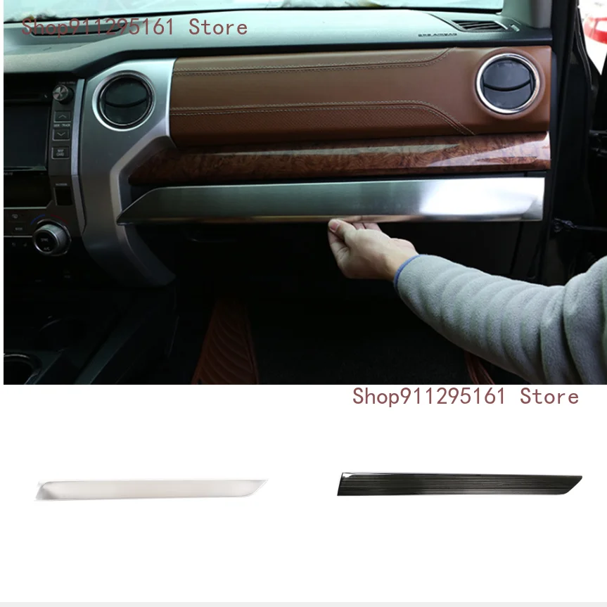 

For Toyota Tundra 2014-2021 Stainless Steel Car Central Control Dashboard Decorative Panel Sticker Car Interior Accessories
