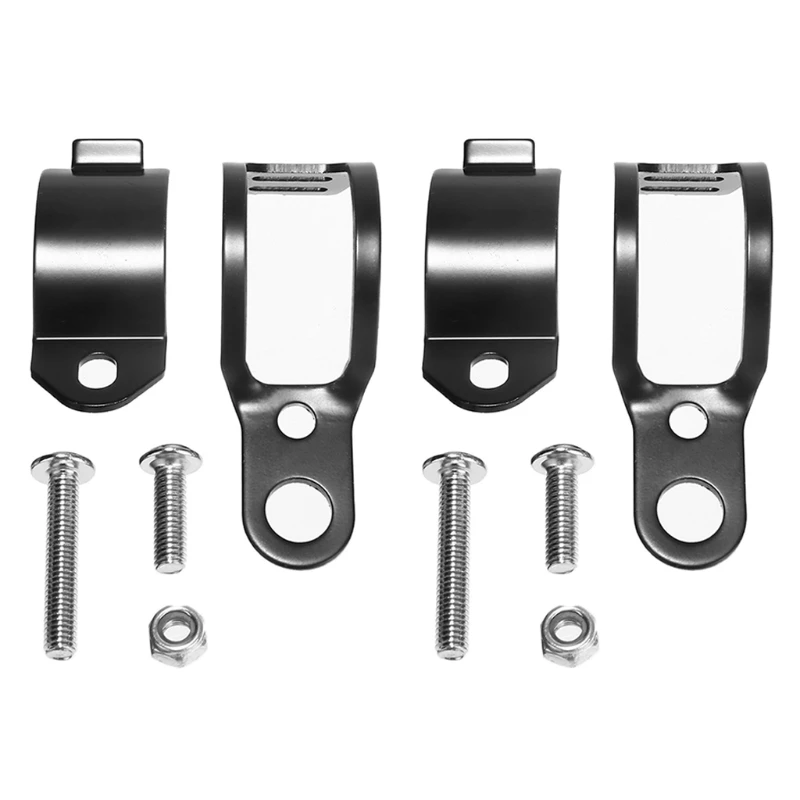 

1Pair Universal Motorcycle Turn Signals Relocation Fork Clamps Bracket Headlight Mount Bracket