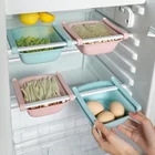Регулируемая растягивающаяся корзина для хранения, выдвижной ящик для холодильника, полка для хранения, Кухонный Контейнер