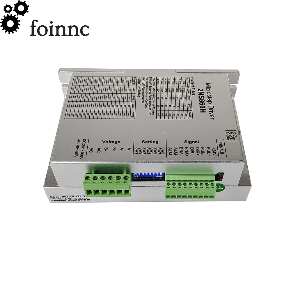 CNC 2NS860H nema34/86 двухфазный Цифровой Драйвер шагового двигателя mach3 гравировальный