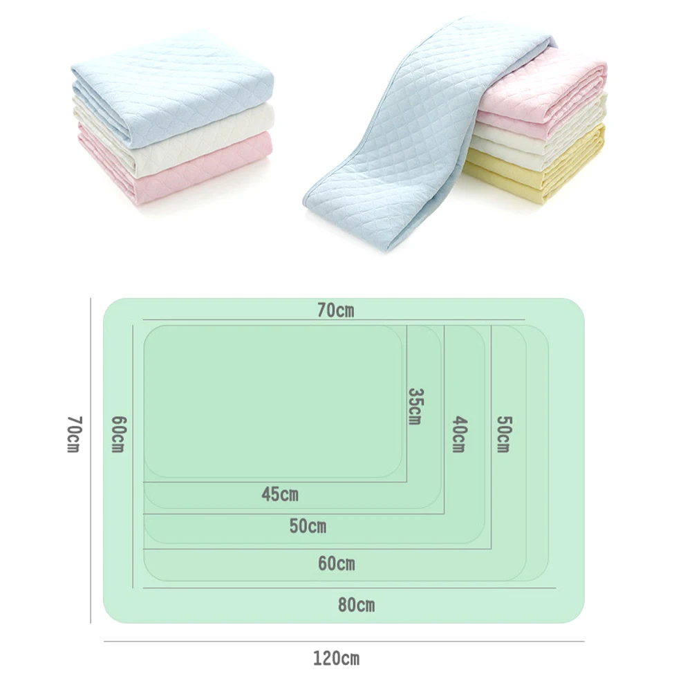 Моющийся Мягкий подгузник для младенцев пеленальный коврик дышащий портативный