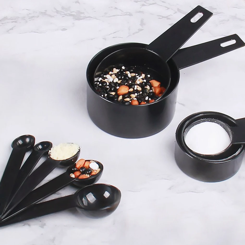 

Набор из 10 шт. кухонные инструменты измерение ложек, мерные чашки для кофе, торта, ложка для сахара, кухонные инструменты для выпечки