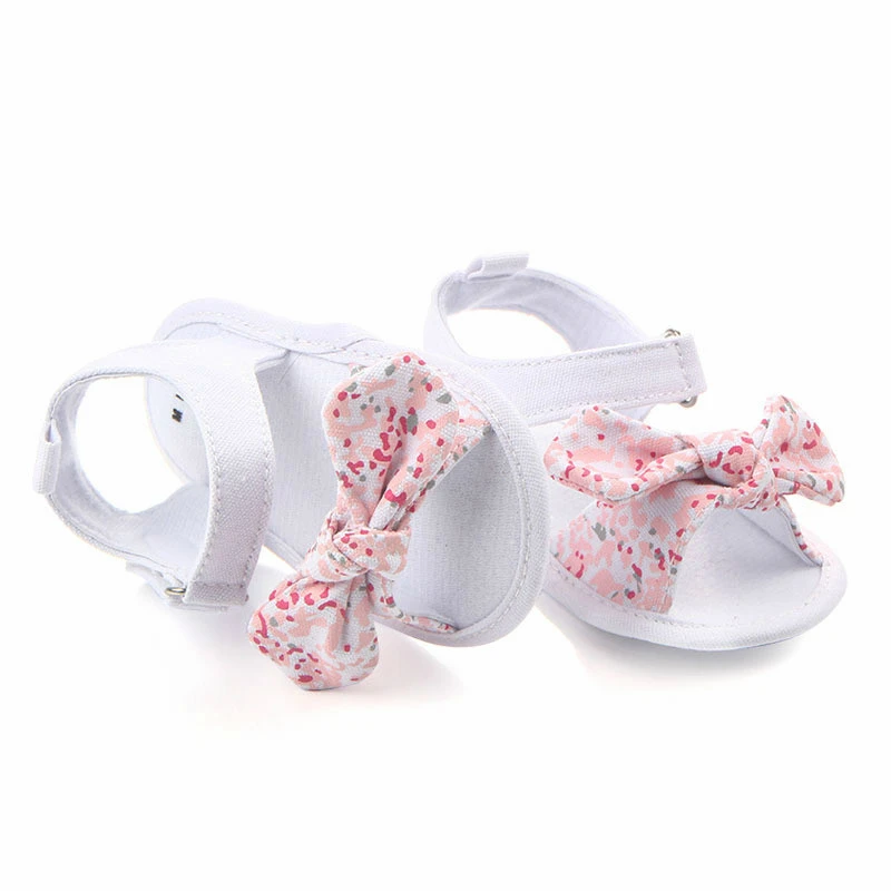 

1 Pair Children Baby Girl Kids Boys Girls Shoes Non-Slip Canvas Bowknot Toddlers Newborn Infantil Toddler Sandals Princess Shoes