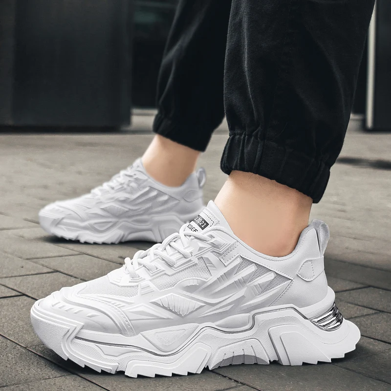 Abhoth Men Running Shoes 2021 Trend Sport Shoes Men Lightweight Comfortable Walking Shoes Men Sneakers Breathable Zapatillas 44