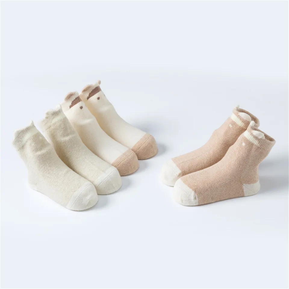 

Children clothing 0-36M color cotton socks baby four seasons toddler socks baby cartoon floor socks breathable children socks