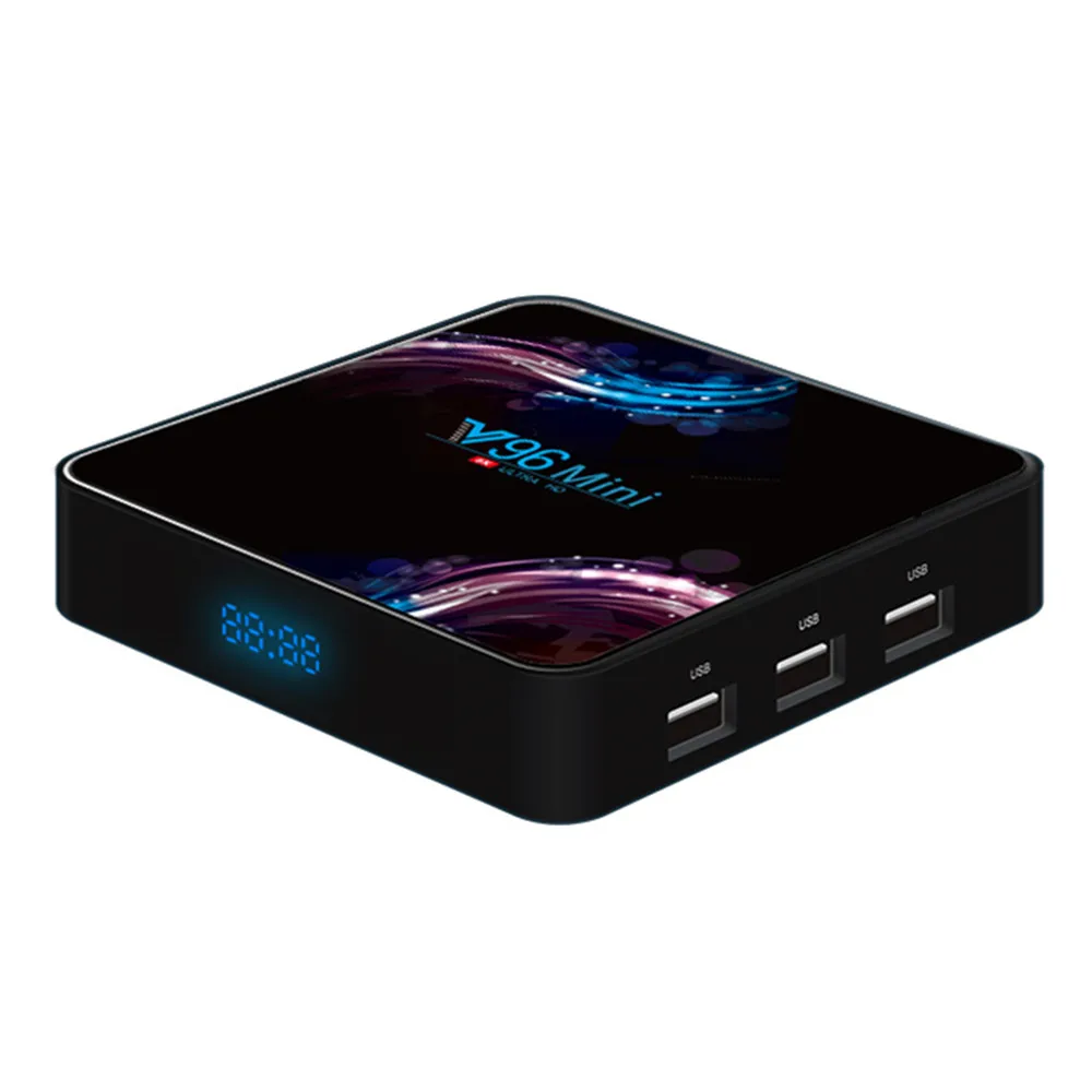 V96 мини ТВ коробка Android 9,0 Allwinner H6 4 ядра, 4 Гб 128 6K H.265 Wi-Fi V96mini 32 ГБ/64 Гб Smart tv Box HD Netflix Youtube