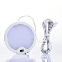 White Ультра-тонкий DC 12V Светодиодный свет шкафа ручная волна активированная мебель гардеробный свет инфракрасный датчик умная Светодиодная лампа с направленным вниз освещением - Цвет: White