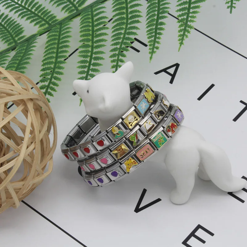 Оригинальный браслет Hapiship ширина 9 мм ромашка Русалка единорог Череп собака