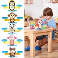 montessori math match game balance scale counting toys for baby kids kindergarten educational number fun children gift learning