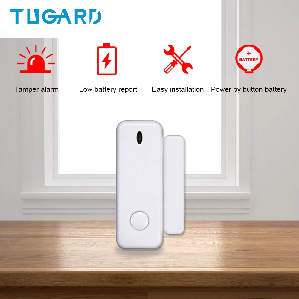 433 МГц беспроводной оконный дверной датчик для сигнализации хост 103 105 106 107 G12 G20 G30