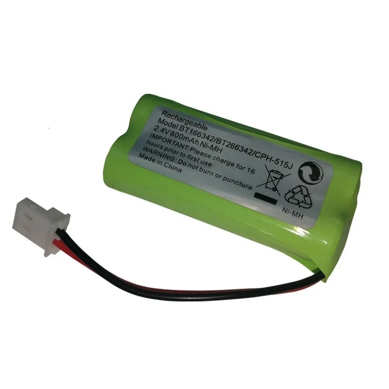 1Piece 2.4v 800mAh Rechargeable Battery Pack For BT-166342/162342/ 515J /DM221 ni-mh | Игрушки и хобби
