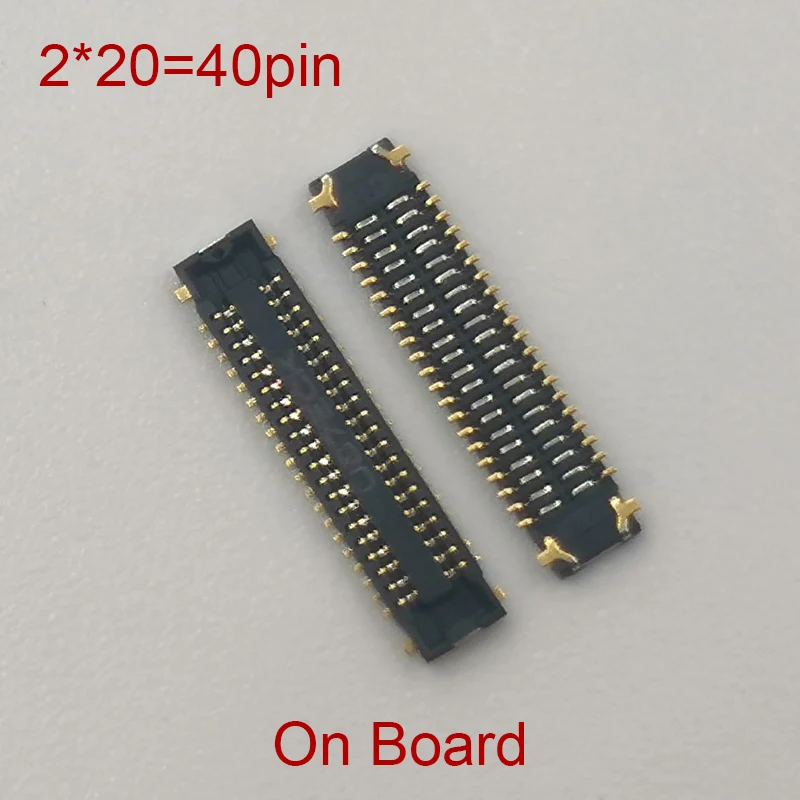 5 шт. 40-контактный разъем для ЖК-экрана FPC на материнской плате Huawei Nova 2 Plus/ 3/Nova 3E/Nova