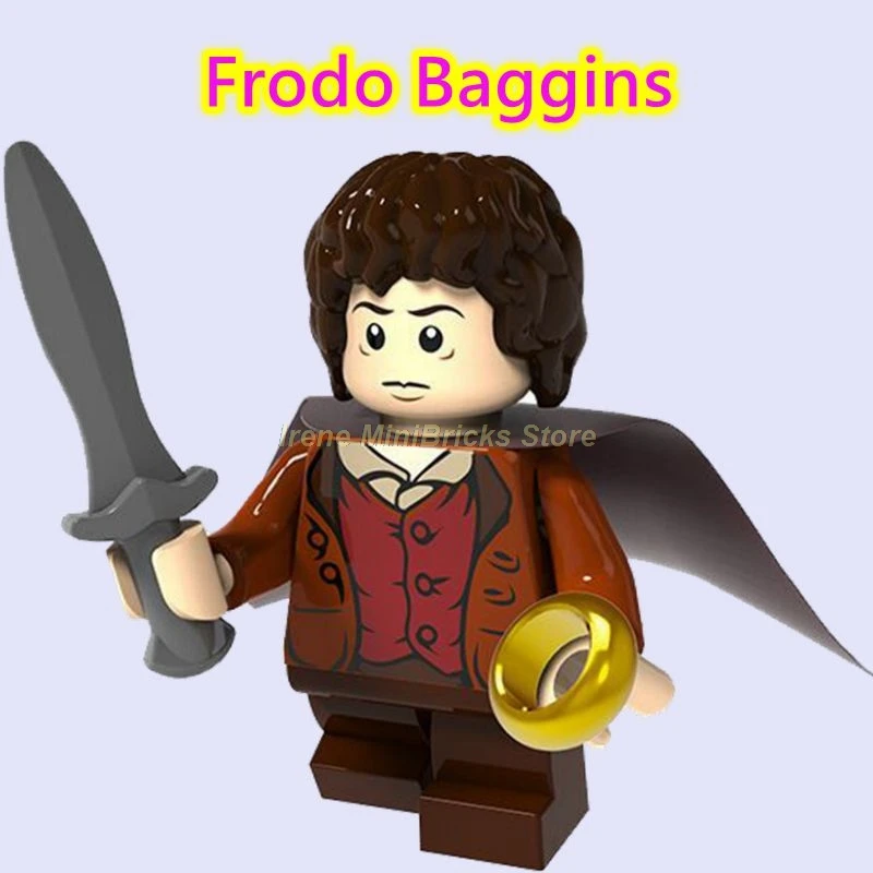 Хоббит Властелин колец Bllbo Aragorn Orcs Bard eowin Ringwraith Gandalf подарки на день рождения строительные блоки игрушки для детей