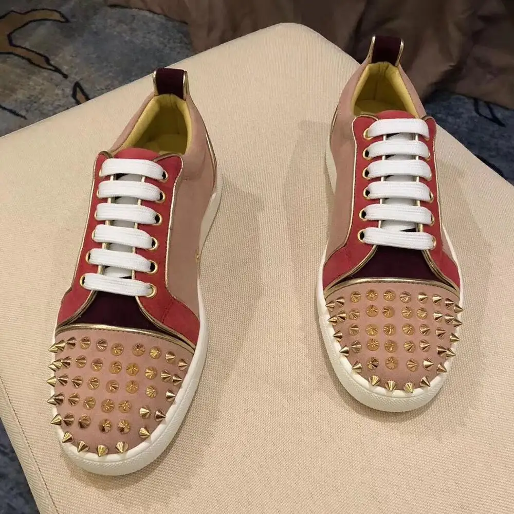 Мужские дизайнерские кожаные туфли красные мокасины ручной работы на плоской