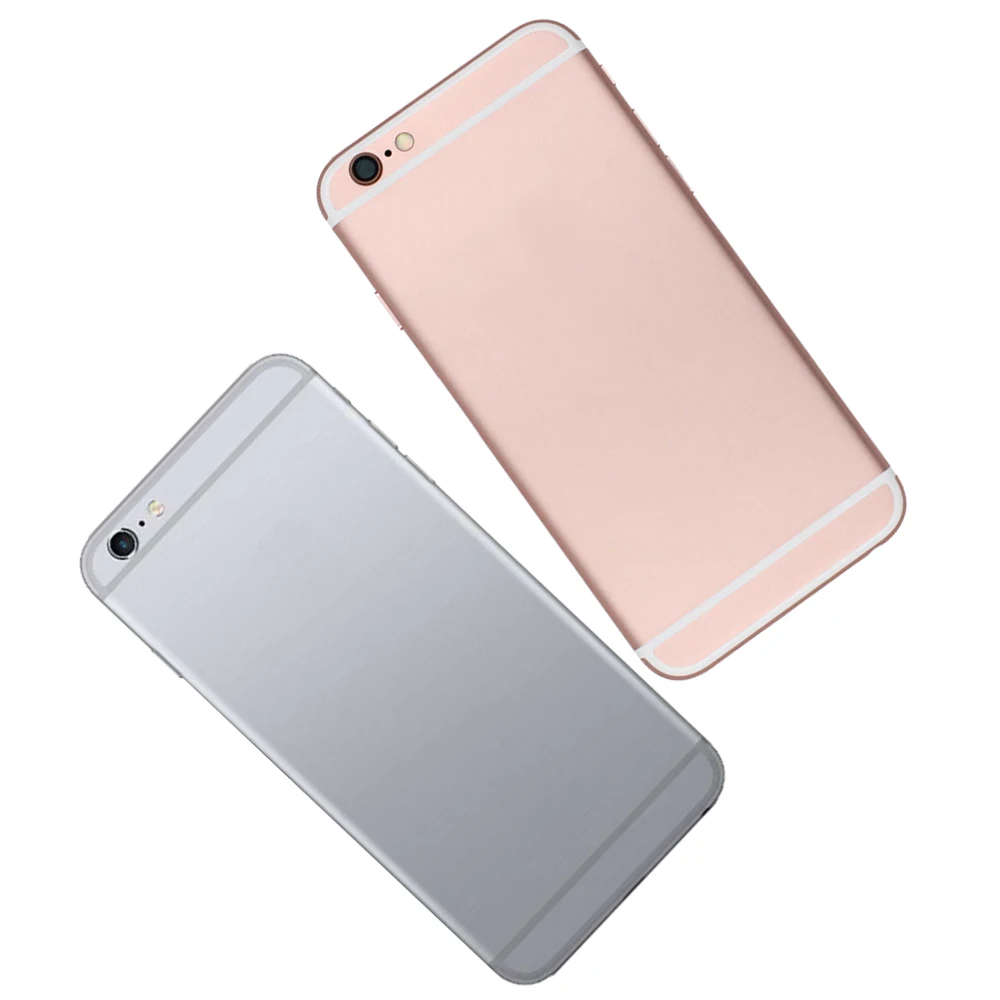 Задний Полный Корпус для IPhone 6G 6 6S plus 6SP 6P батарея задняя дверца-крышка средняя рамка Шасси+ гибкий кабель в сборе