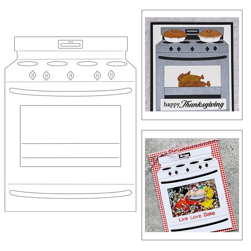 Новинка 2021 кухонная газовая плита металлические Вырубные штампы для рукоделия