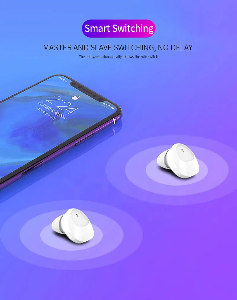 Touch Key Smallest Bass Mini True Wireless Bluetooth 5.0 Headphones Earphone TWS HD Stereo Earbuds For xiaomi iphone huawei
