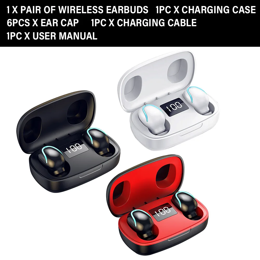 Беспроводные наушники-вкладыши с поддержкой Bluetooth 5 0 и сенсорным управлением |