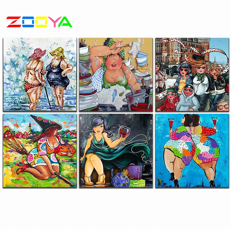 ZOOYA 5d алмазная живопись полная картина Картина маслом Новинка Алмазная вышивка