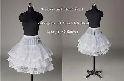 NEW 12Style White A Line/Hoop/Hoopless wedding Crinoline Petticoat/Underskirt-SN
